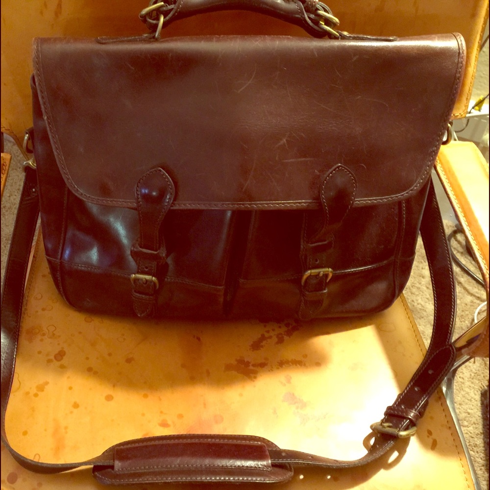 Gorgeous brown leather Mulholland Bag